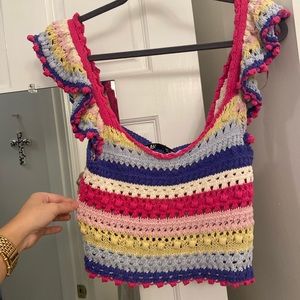Zara Rainbow Top